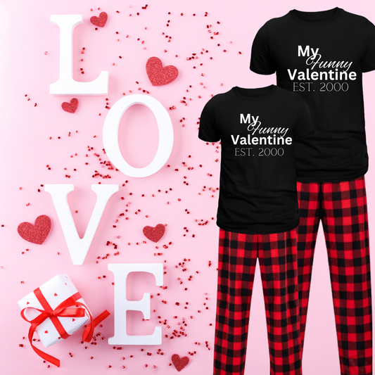 Couple Pajamas My Funny Valentine